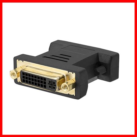 dvi i female analog 24 1 to vga male 15 pin connector adapter converter