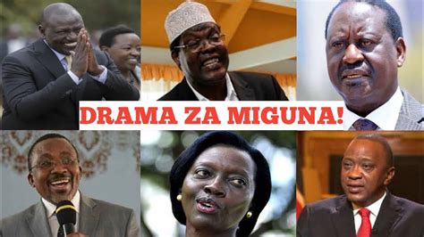 Drama Za Miguna Ft Uhuru Atwoli Ruto Nganga Lonyangapuo Raila