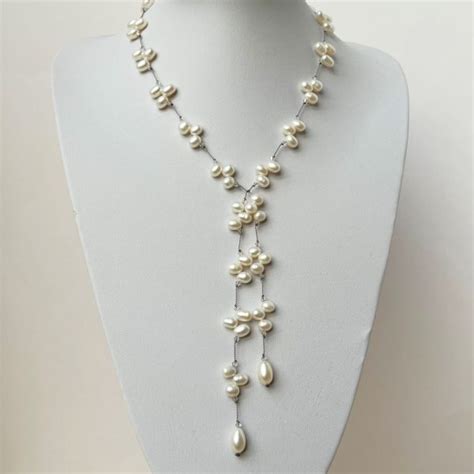 Freshwater Pearl Lariat Halle Lariat Love Your Rocks