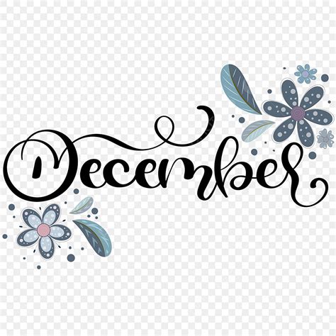 Hello December Vector Hd Png Images Hello December Month Of The Year