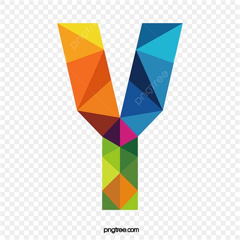 Letter Y Clipart Transparent Background Colorful Letters Y Colorful