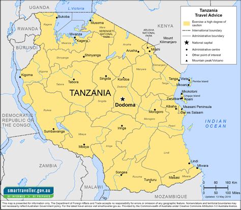 Download fully editable maps of tanzania. Tanzania Travel Advice & Safety | Smartraveller