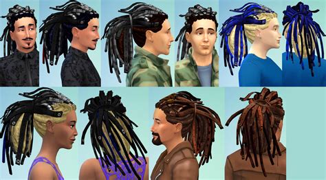 Electric Dreads For Men And Women Ts3 Conversion Mens Dreads Sims
