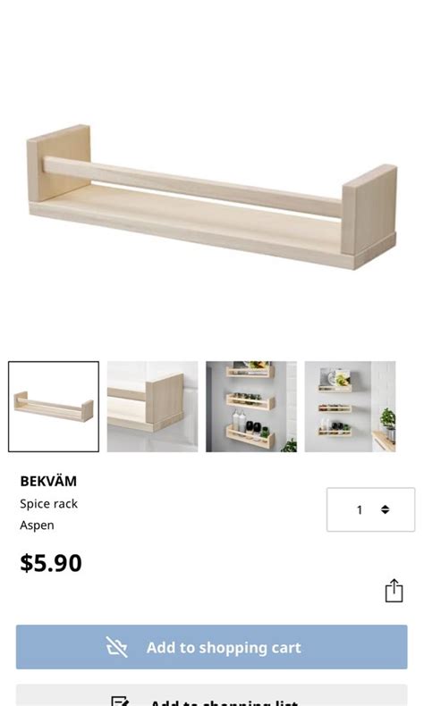 Ikea BekvÄm Spice Rack Cheaper Than Store Price Furniture And Home