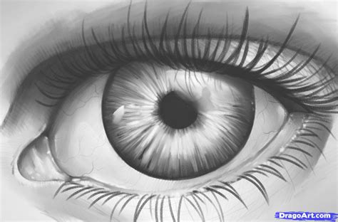 How To Shade An Eye Step By Step Shading Drawing