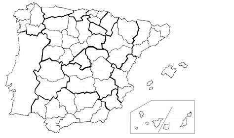 Mapa Politico De Espaa Mudo Mapas De Espana Para Imprimir Images