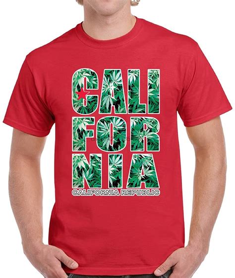 vizor california republic weed shirt for men funny california shirts cali ts aliexpress