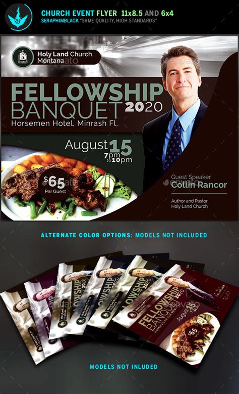 Fellowship Banquet Flyer Template By Seraphimblack Graphicriver