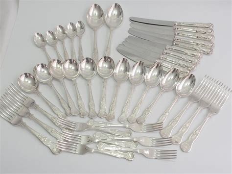 Cutlery Set Kings Pattern A1 Sheffield 40 Silverplate Catawiki