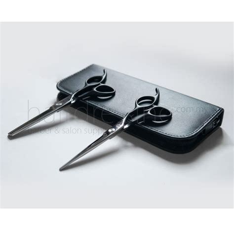 The Silka Barber Signature Straight Scissor Set 60″ Black