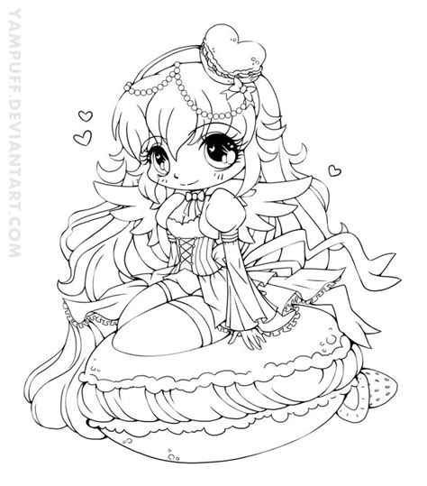Yampuff Dessin Colorier Heure Du Th Chibi Coloring Pages Coloring The