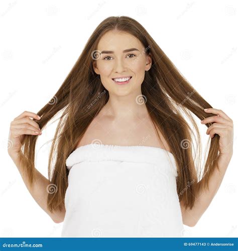 Portrait Of A Bared Beautiful Woman Getting Ready For The Spa Tr Stock Image Image Of Face