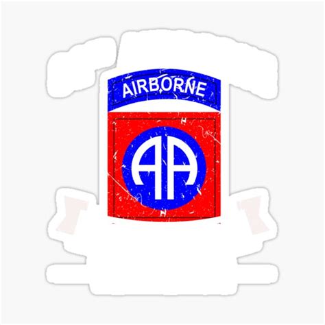 82nd Airborne Division Paratrooper Army Veteran Sticker For Sale By