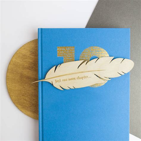 Mandala Personalised Wooden Feather Bookmark By Metal Moments