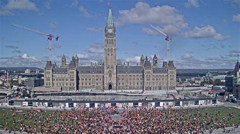 Rassemblements Et Marche à Ottawa Pour La Journée De La
