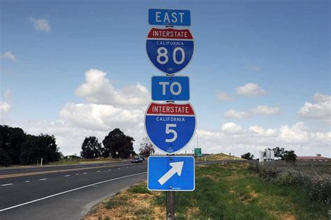 California Interstate 5 And Interstate 80 Interstate Highway