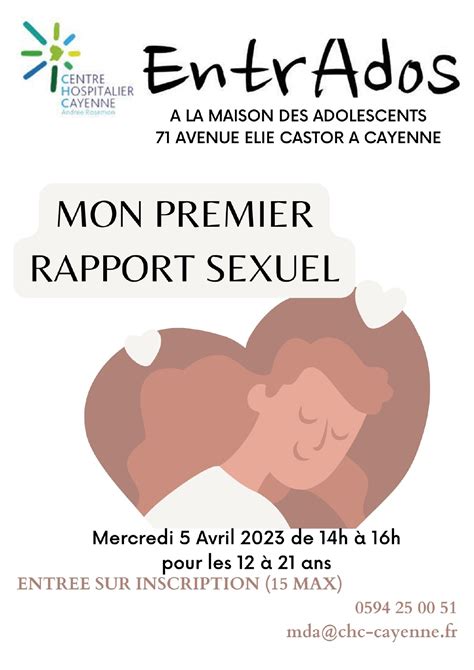 Atelier Entrados Mon Premier Rapport Sexuel Guyane Promo Santé