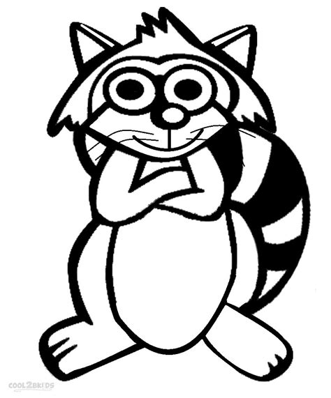 Printable Raccoon Coloring Pages For Kids Cool2bkids