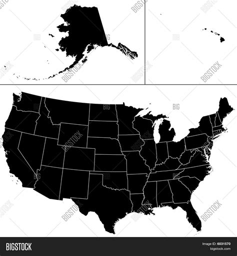 Usa Shape Vector And Photo Free Trial Bigstock