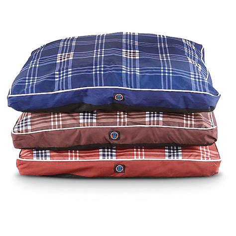 Heritage pets red and black plaid nester dog bed, 20 l x. 2 - Pk. of Large Plaid - Print Dog Beds - 227870, Kennels ...