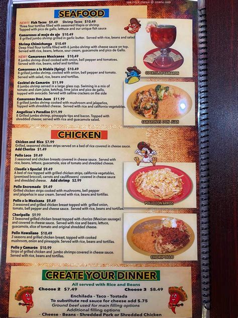 Online Menu of Don Juans Mexican Restaurant Restaurant, Baxter Springs ...