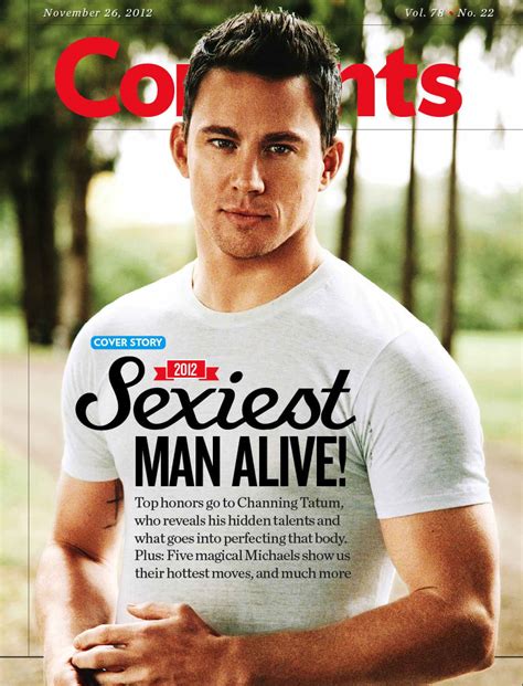 Channing Tatum Dubbed Gqs Man Of The Year And People Magazines Sexiest