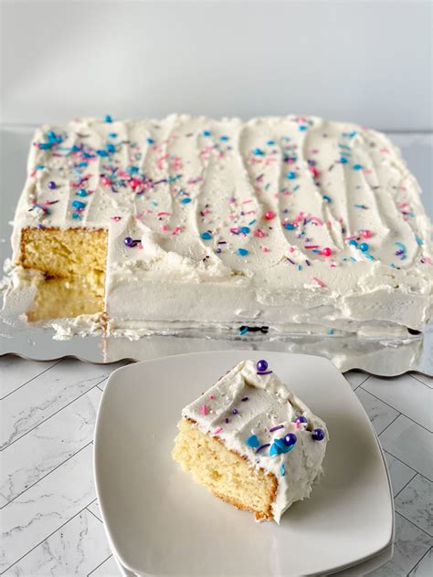 Homemade Vanilla Cake Just Like Grandmas It Is A Keeper