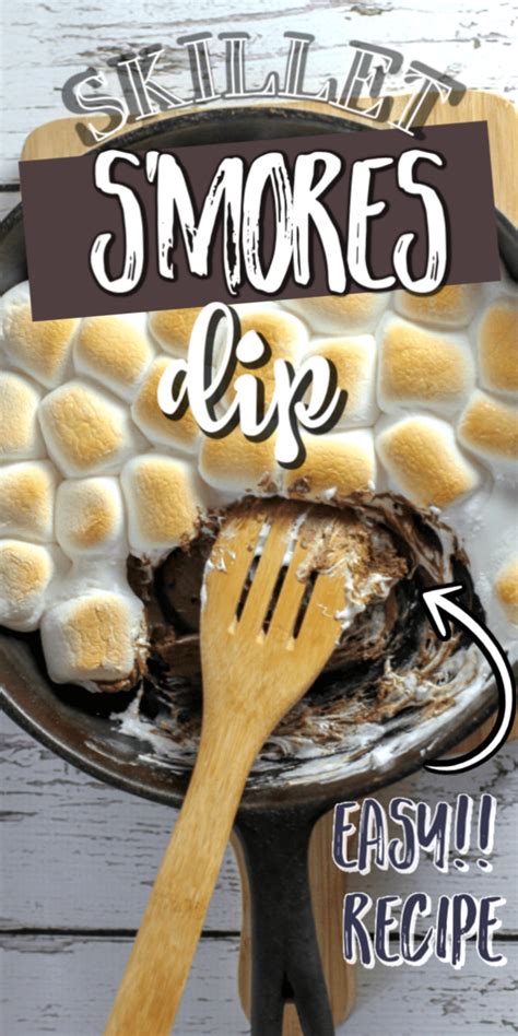Simple 3 Ingredient And Easy Smores Dip Recipe