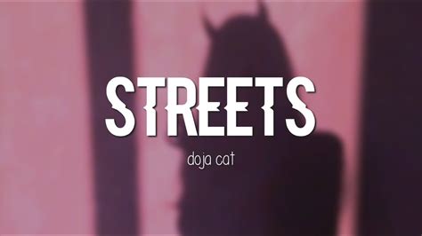 Doja Cat Streets Clean Lyrics Youtube Music