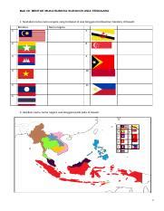 Geografi Peta Asia Tenggara Kosong Ejercicio De Bab Bentuk Muka