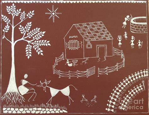 Warli Painting Ideas Download Free Mock Up