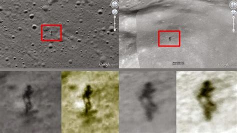 Extraterrestrial Humanoid Figure From Moon Was Spotted Again 600 Mm From Its First Location