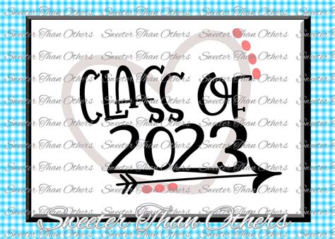 Senior Svg Class Of 2023 Cut File Svg Htv T Shirt Design Vinyl Etsy