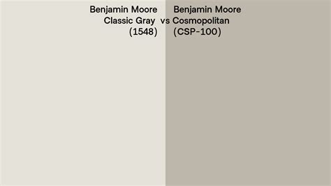 Benjamin Moore Classic Gray Vs Cosmopolitan Side By Side Comparison
