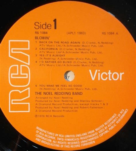 Noel Redding Band Blowin’ Lp Album Akerrecords Nl