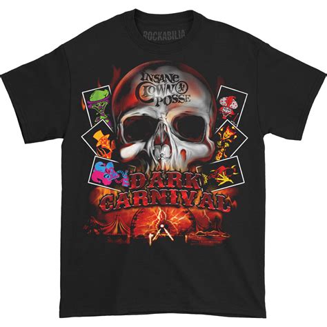 Insane Clown Posse Dark Carnival Skull T Shirt 151855 Rockabilia