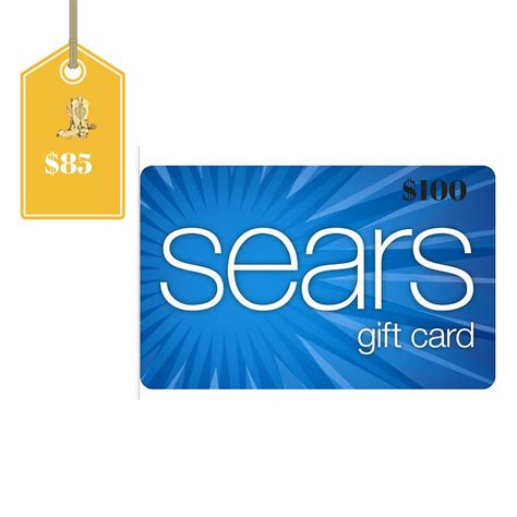 Sears has something for everyone, young and old alike. $100 Sears Gift Card Only $85