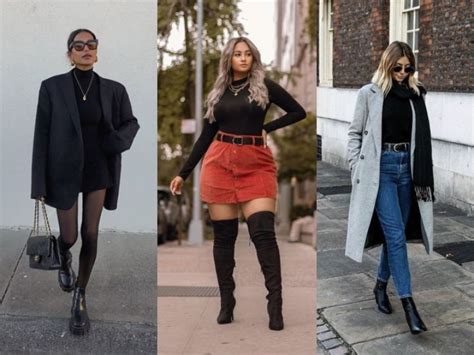 20 Outfits Con Botas Negras Que Fácilmente Puedes Copiar Actitudfem