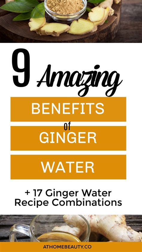 The Benefits Of Ginger Water Are Quite Astounding Considering That Its A Natural Little Spice