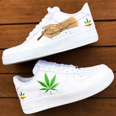 Custom Sneakers Nike Air Force 1 Blunt Etsy