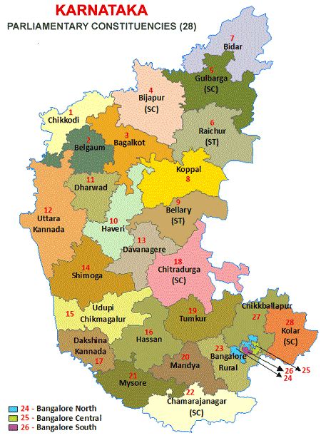 Karnataka Taluk Map