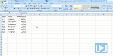 Software De AplicaciÓn Ejecutivo Como Crear Tablas En Excel
