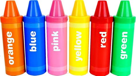 Crayons Surprise Toys Learn Colors And Couting Numbers Youtube