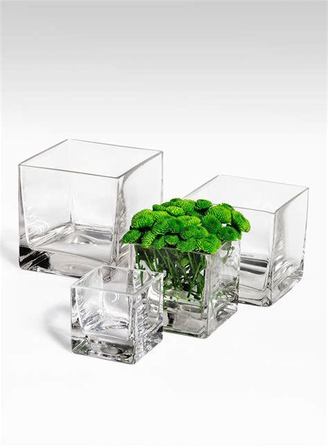 Square Vases Wholesale Glass Square Vases And Cube Vases Glass Cube Glass Vase Square Vase