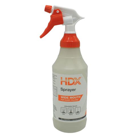 Can be easily used on indoor, outdoor and greenhouse plants. HDX 32 oz. All-Purpose Sprayer Bottle-HDX32101 - The Home ...