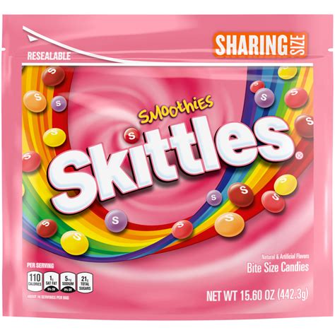 Skittles Smoothies Candy Sharing Size Bag 156 Oz Skittles®