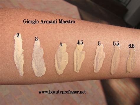 Giorgio Armani Luminous Silk Foundation Shades Explained Giorgio