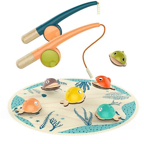 Mes enfants, comme tant d'autres, sont souvent trop gâtés, et il devient compliquer de trouver des idées de cadeaux qui ne vont pas traverser leur chambre en étoile filante, mais dont ils vont vraiment se servir, jouer avec ! TOP BRIGHT Jeu Pêche Magnétique pour Enfant de 1 an ...