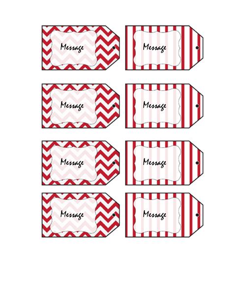 Printable Party Favor Tags