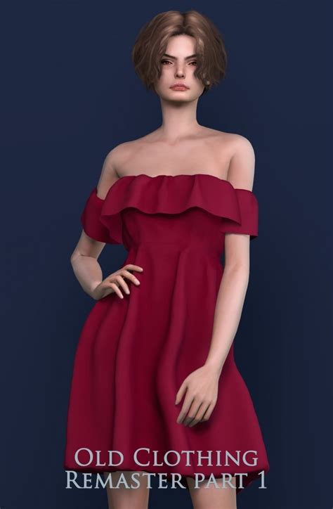 Old Clothing And Accessories Remaster Part 1 At Astya96 Sims 4 Updates